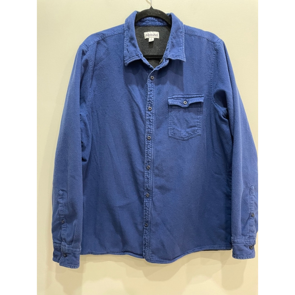 Abound Flannel Over shirt Shacket Men’s XL Waffle Thermal Lined Grunge Skater